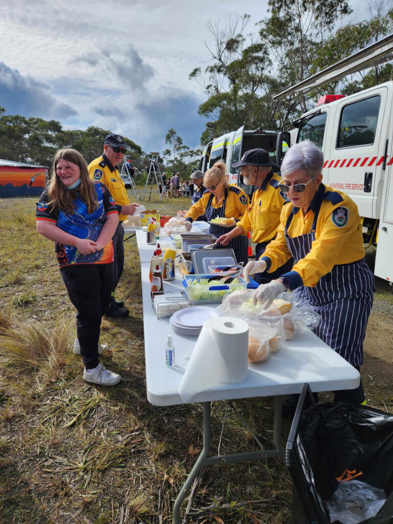 rfs lunch time MYST Partnership Highlights Rural Fire Service Springwood High School and Nepean Performing Arts High School and two local street artists MYST